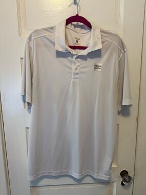 Wells Fargo Men's White Polo Shirt - Classic Performance Polo